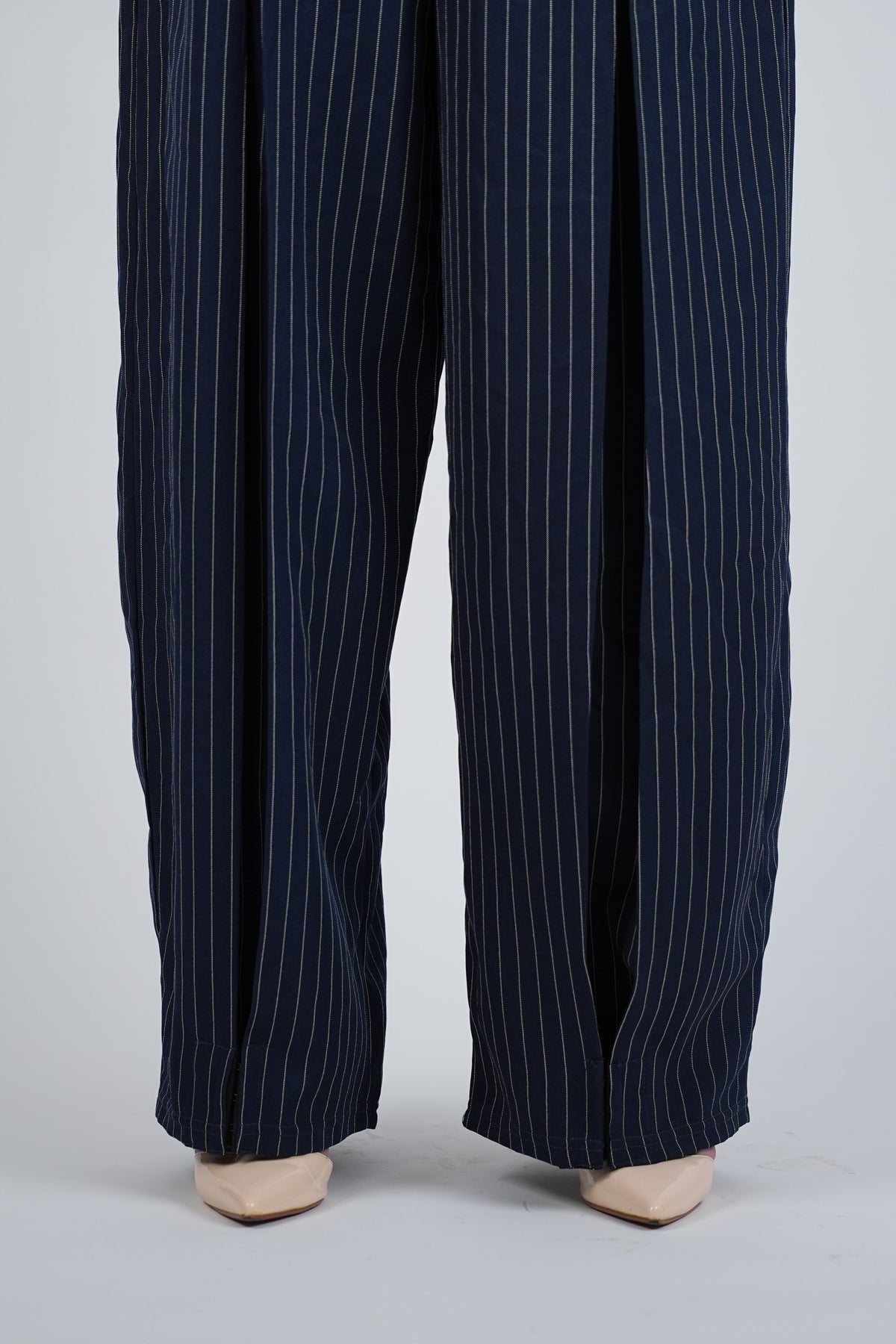 Navy Sculpted Pants