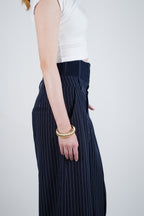 Navy Sculpted Pants