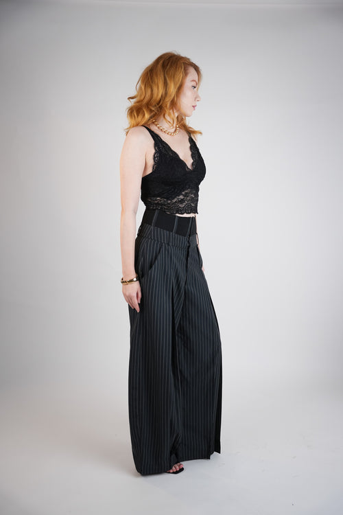 Black Sculpted Pants