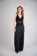 Black Sculpted Pants