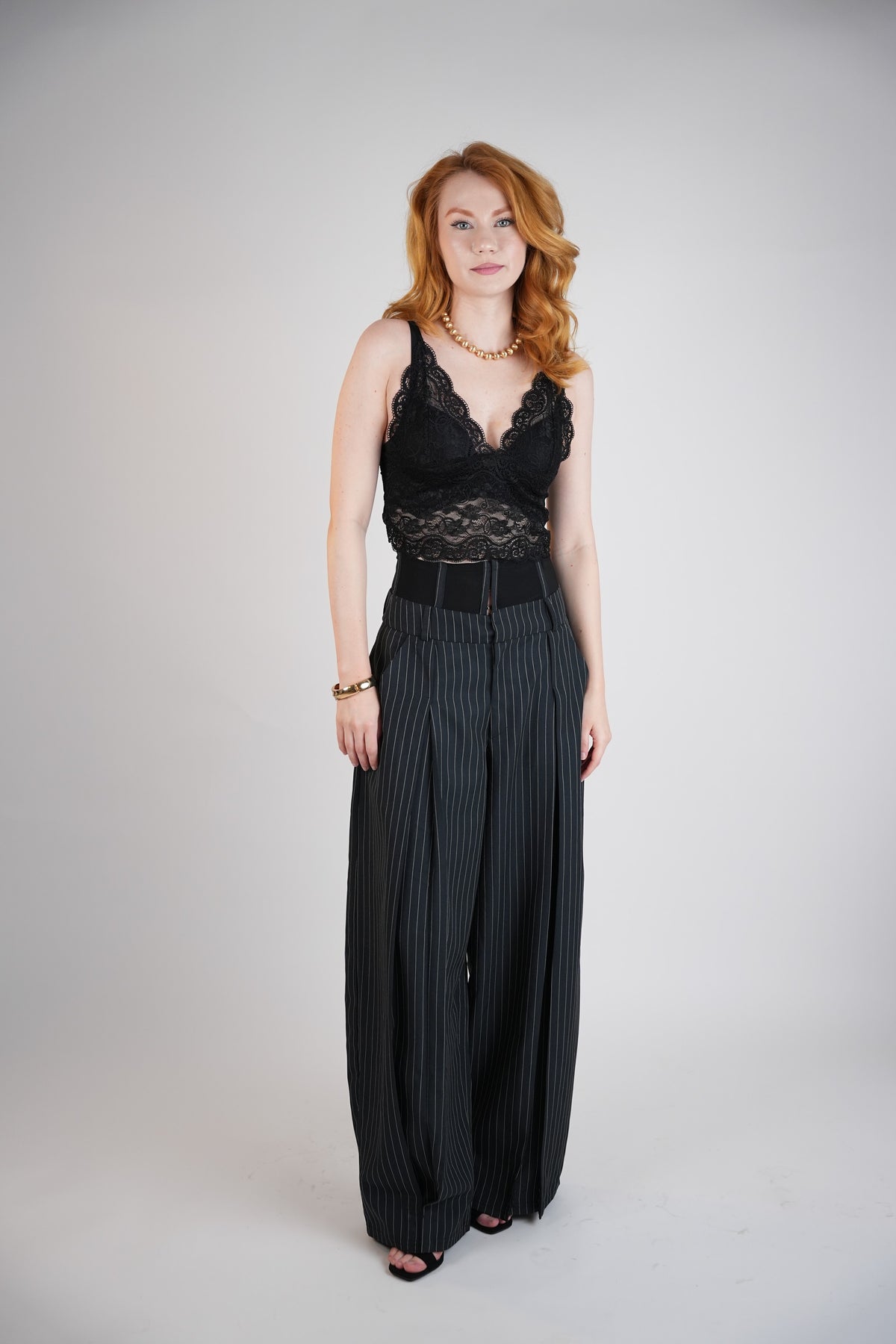 Black Sculpted Pants